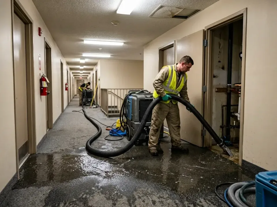 multi-unit-apartment-hallway-f-005 — frequently asked questions, Emergency Burst Pipe Water Extraction & Removal in Hudson O…